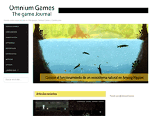 Tablet Screenshot of omniumgames.com